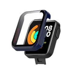 GENERICO - Case con Protector Xiaomi Mi Watch Lite Mate Azul Oscuro