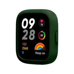 GENERICO - Case Silicona Para Redmi Watch 3 Verde Militar