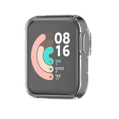 GENERICO - Case con Protector Xiaomi Mi Watch Lite Metalizado Transparente