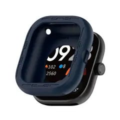 GENERICO - Case de Silicona Para Redmi Watch 4 Azul Oscuro