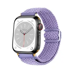 GENERICO - Correas de Nylon Para Apple Watch 38-40-41mm Lila Gold