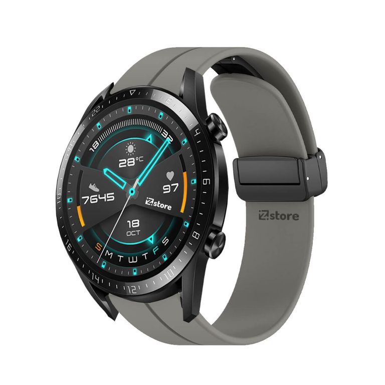 Correa Para Huawei Watch GT2 Broche Magnético Gris Oscuro