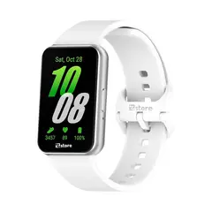 GENERICO - Correa Silicona Para Samsung Galaxy Fit 3 Blanco