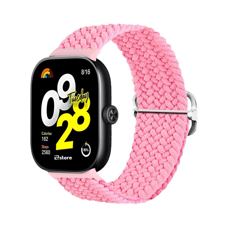 Correa de Nylon Para Redmi Watch 4 Rosado