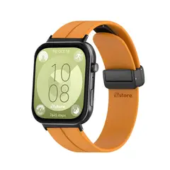 GENERICO - Correa Para Huawei Watch Fit 3 Broche Magnetico Papaya Black