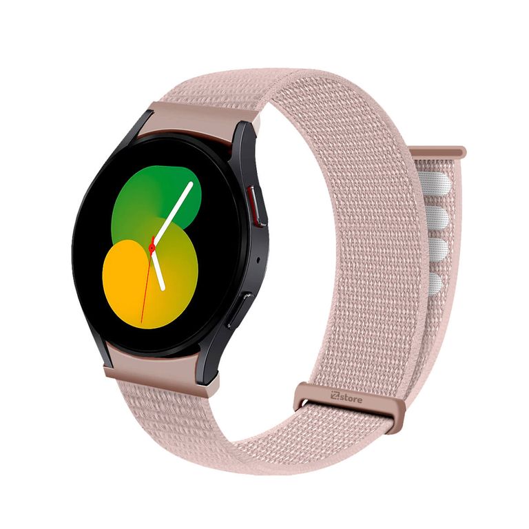 Correa de Nylon Para Samsung Galaxy Watch 4 y 5 Nude