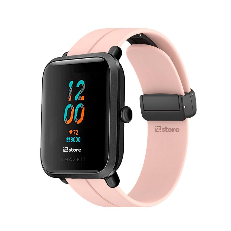 Correa Para Amazfit Bip S Broche Magnético Rosa