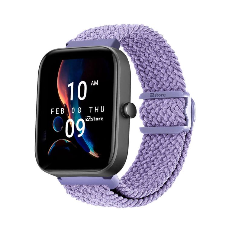 Correa de Nylon Amazfit Bip 3Bip 3 Pro Lila