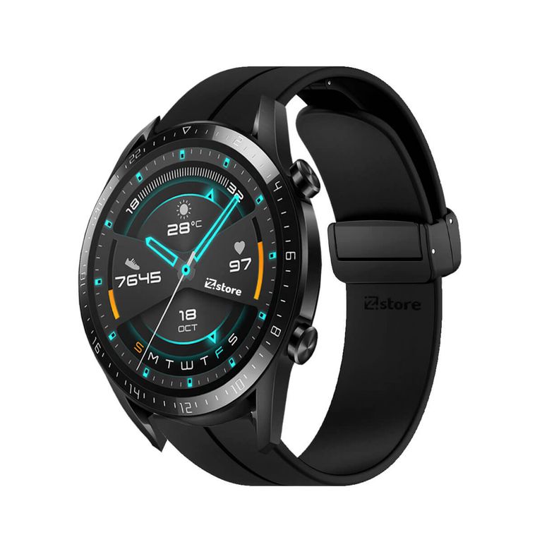 Correa Para Huawei Watch GT2 Broche Magnético Negro