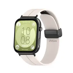 GENERICO - Correa Para Huawei Watch Fit 3 Broche Magnetico Crema Black