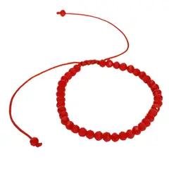 GENERICO - Pack x2 Pulsera de hilo con piedra Murano artesanal