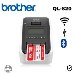 BROTHER - Impresora De Etiqueta QL-820 Wifi Bluetooth Termico
