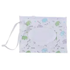 GENERICO - Mini Porta Pañitos Humedos Elefante Bebe