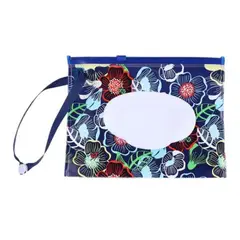 GENERICO - Mini Porta Pañitos Humedos Flores Bebe