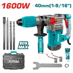 TOTAL TOOLS - ROTOMARTILLO SDS MAX INDUSTRIAL 1600W 10 JOULES 40MM TOTAL TH1163855