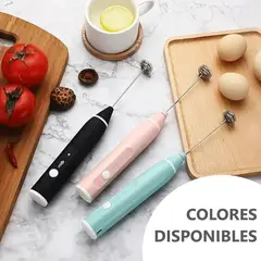 GENERICO - Mini batidora Rosado Eléctrica portátil - café leche huevo