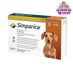 SIMPARICA - De 5 a 10 kg x 3 Pastillas