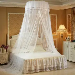 GENERICO - Mosquitero Queen 3 plazas Princes en blanco