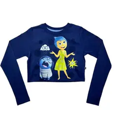 PIXAR - Polo Manga Larga Alegría y Tristeza Intensamente 2