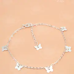 CLEO JOYAS & ACCESORIOS - Pulsera Mariposas Plata
