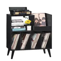 DIBA MUEBLES - Librero Zulia Negro