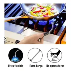 GENERICO - Encendedor eléctrico de cocina recargable USB