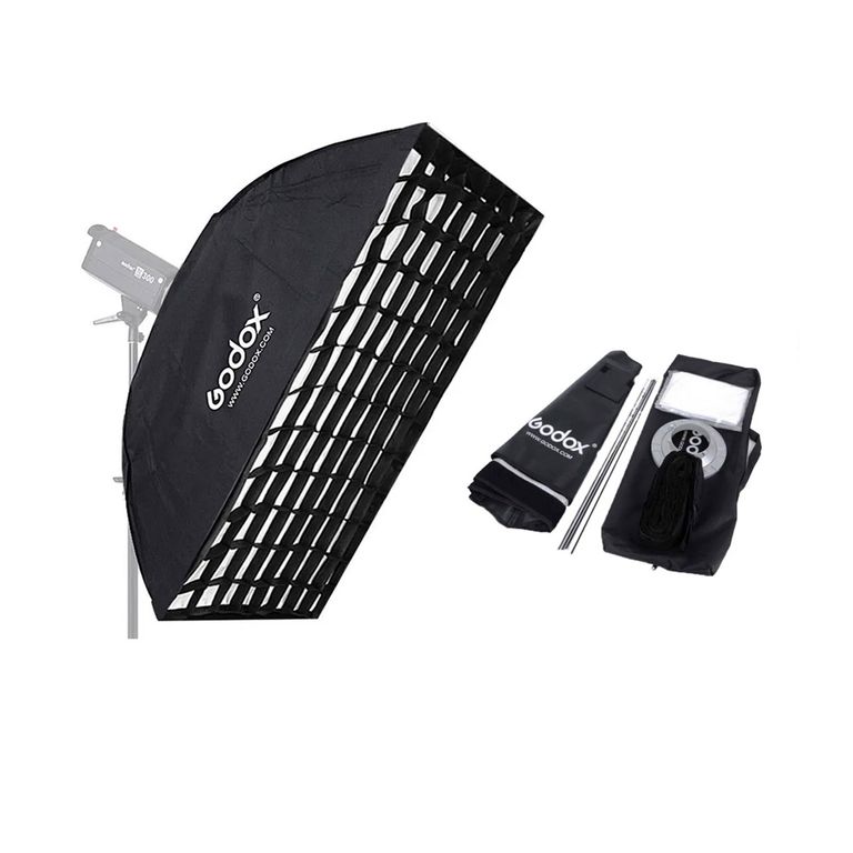 Softbox de 70x100 cm Montura Bowens con Grilla