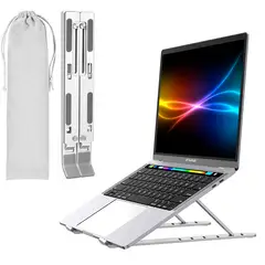 GENERICO - Soporte de Aluminio Anti deslizante Regulable para Laptop