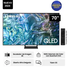 SAMSUNG - Televisor QLED Tizen OS Smart Tv 70" 4K QN70Q65DAGXPE - Nuevo 2024