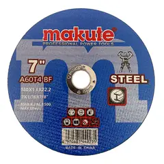 MAKUTE - Disco De Corte De Acero 7 180mm - 50 Pza -