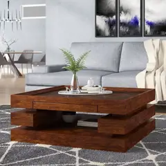 DMUEBLES - Mesita de centro XL Tumi - Madera