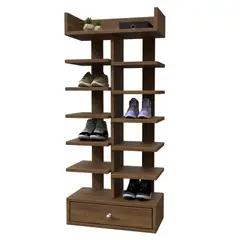 MUEBLES MACRUMO - Zapatera moderna modelo Pilar 70cm- color Brixtón