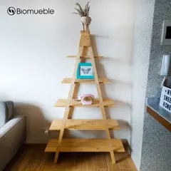 GENERICO - Escalera decorativa JADE de palets de pino reciclados