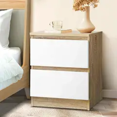 VILLA HOGAR - Velador Lanster de 2 cajones