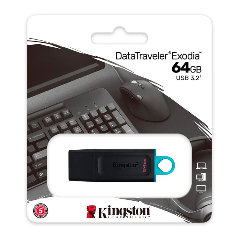 Memoria Flash USB DataTraveler Exodia 64GB