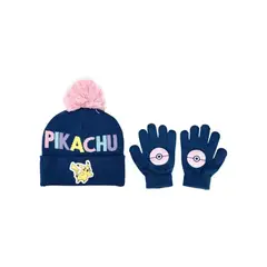 POKEMON - Gorro con Guantes Niñas Exclusivo Pikachu