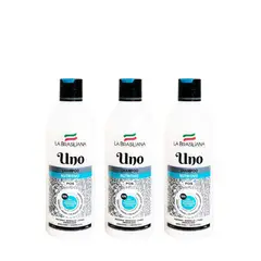 LA BRASILIANA - Shampo Uno Pos 500Gr 3 Unidades