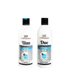 LA BRASILIANA - Shampoo Uno + Reacondicionador Due 500Gr
