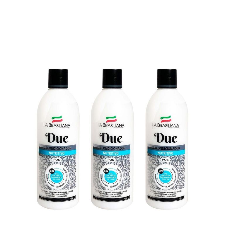 Reacondicionador Due Pos 500Gr 3 Unidades
