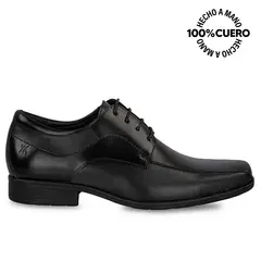 VIALE - Zapato Derby Vestir MATEO-068 Negro Homme Cuero