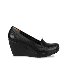 VIALE - Zapato Mocasín Casual DK-2413 Negro Cuero
