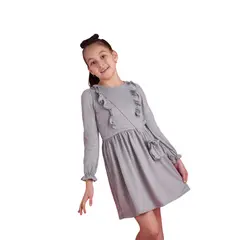 KIDS MASHMELO - Vestido Angora Con Foil Para Niña Kidsmashmelo