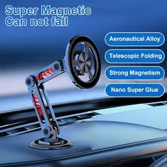 GENERICO - Soporte magnético para Coche Plegable Giratorio de 360°