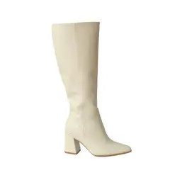 SAPATU - Botas de Vestir Mujer Abigail Blanco Hueso