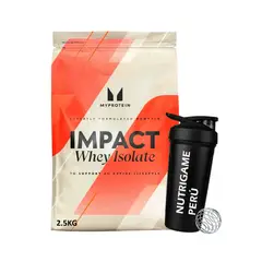 MYPROTEIN - Proteína Impact Whey Isolate 2.5 Kg Vanilla +Shaker - Tienda Física