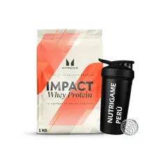 MYPROTEIN - Proteína Impact Whey Protein 1 Kg Vainilla +Shaker - Tienda Física