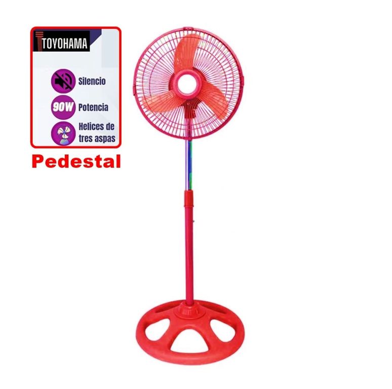 Ventilador de 12 Toyohama 90W 160° Rojo