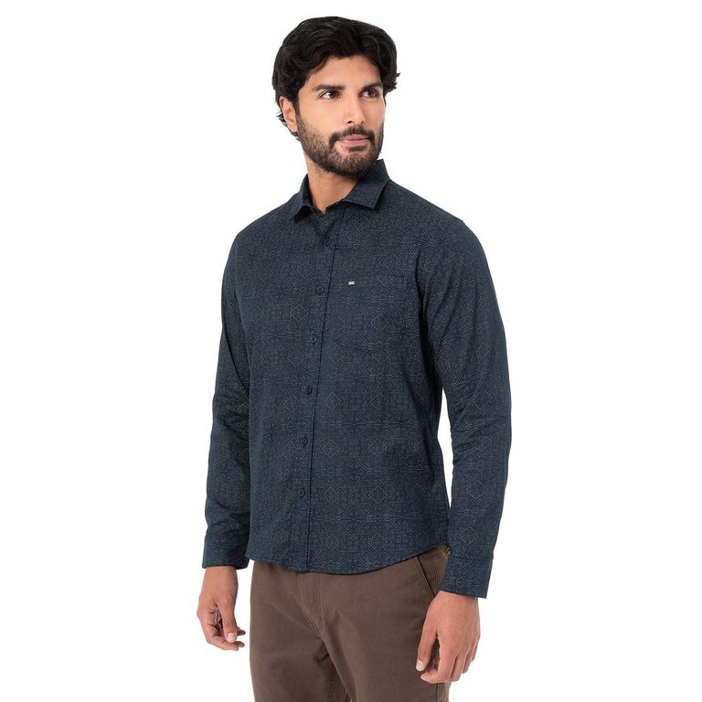 Camisa Moda Popelina Markko Hombre