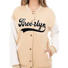 SQUEEZE - Polera Zipper Franela Jenobez Mujer