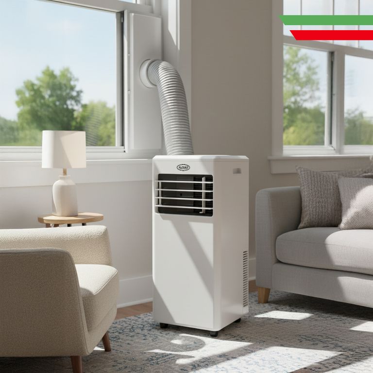 Aire Acondicionado Portatil 10000 BTU hasta 15m² 3 en 1 Frío Ventila Deshumedecedor PAC-10